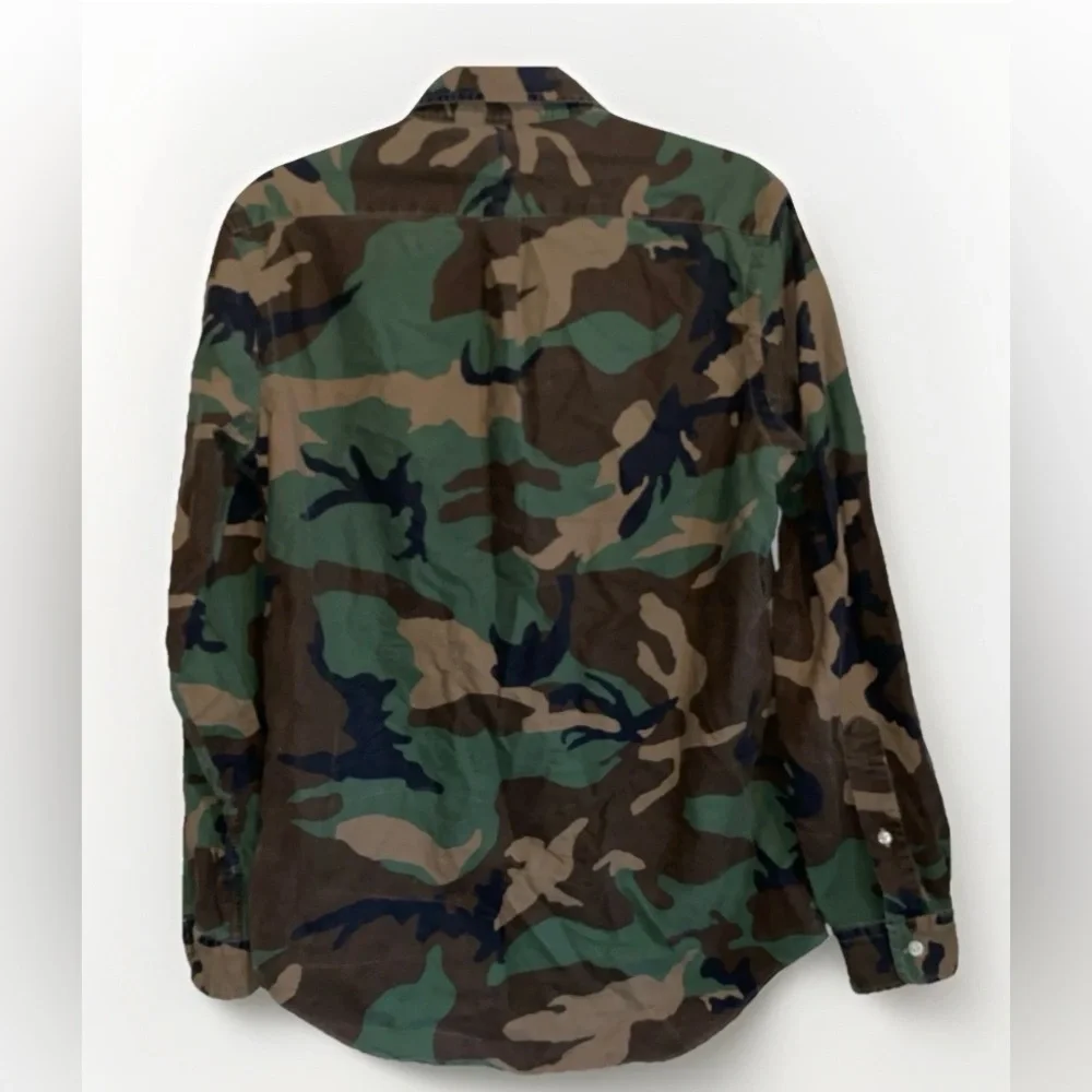 Men's Polo Ralph Lauren Classic Fit Camo Shirt S Camouflage Long Sleeve Button - Picture 2 of 3